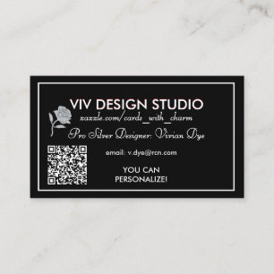 tarjetas de presentación de Viv Design Studio dici