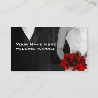 Tarjetas de presentación de Wedding Planner