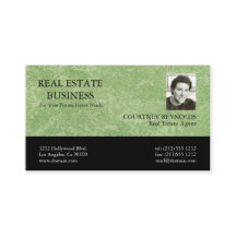 Tarjetas de presentación del agente inmobiliario M