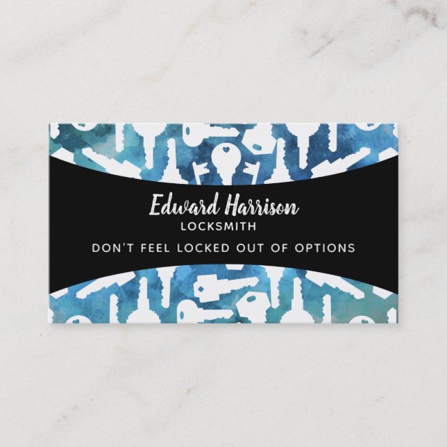 Tarjetas de presentación del herrero (Anverso)