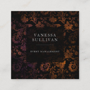 Tarjetas de presentación del planificador de event