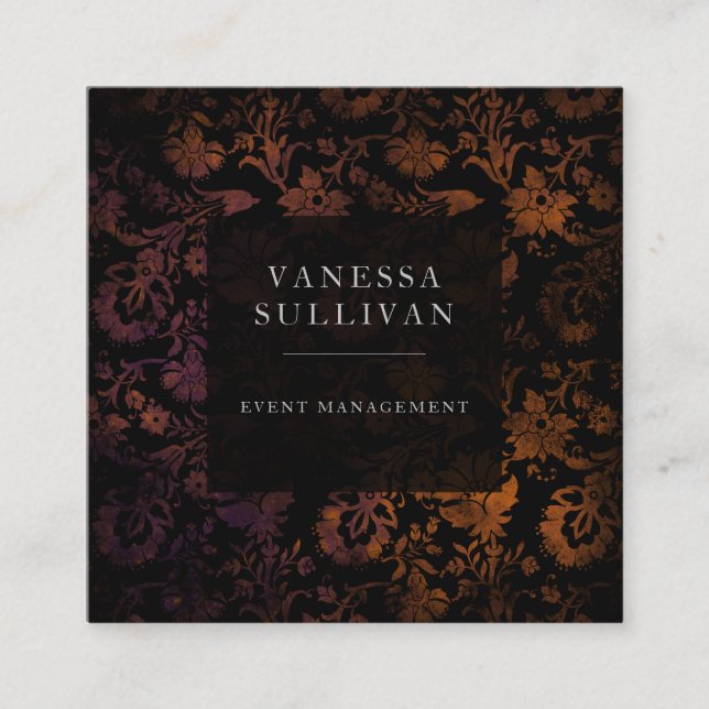 Tarjetas de presentación del planificador de event (Anverso)