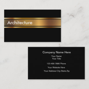 Tarjetas de presentación del tema Arquitecto Elega