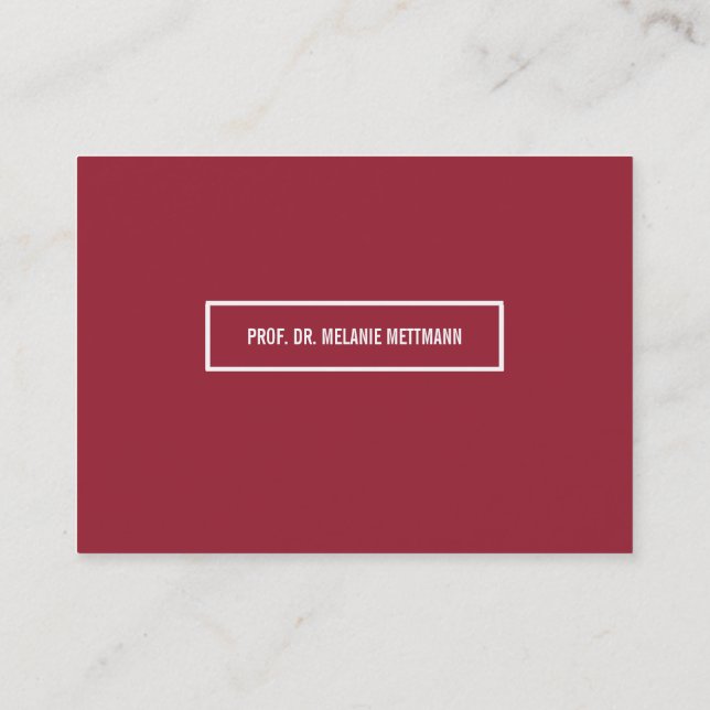 Tarjetas de presentación Dezent (Reverso)