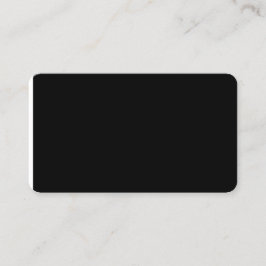 Tarjetas de Presentación | Diseño Negro Elegante |
