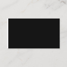 Tarjetas de Presentación | Diseño Negro Elegante |