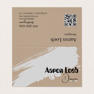 Tarjetas de Presentación Doble   Rustic Kraft con 