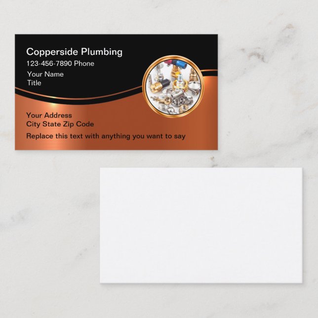 Tarjetas de presentación editables con tema de fon (Anverso / Reverso)