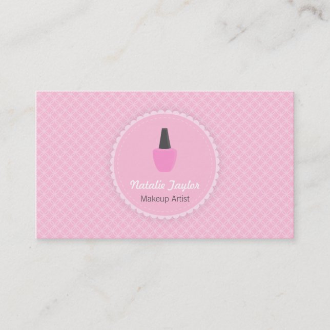 Tarjetas de presentación elegantes de artista de u (Anverso)