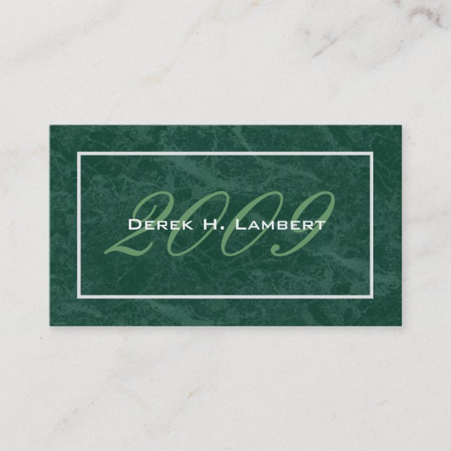 Tarjetas de presentación elegantes de la (Anverso)