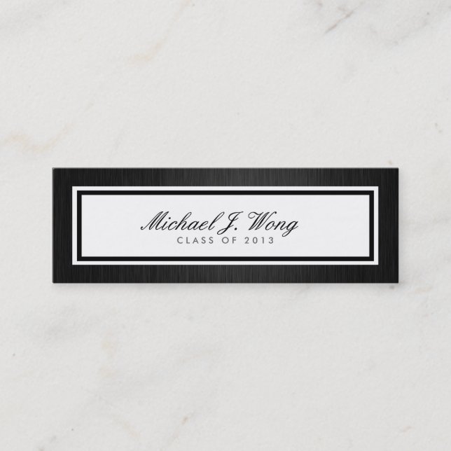 Tarjetas de presentación elegantes de la (Anverso)
