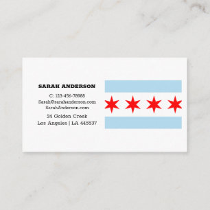 Tarjetas de presentación elegantes de la bandera d