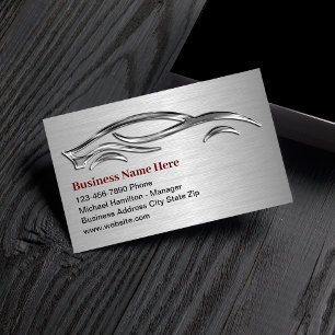 Tarjetas de presentación empresariales automotrice