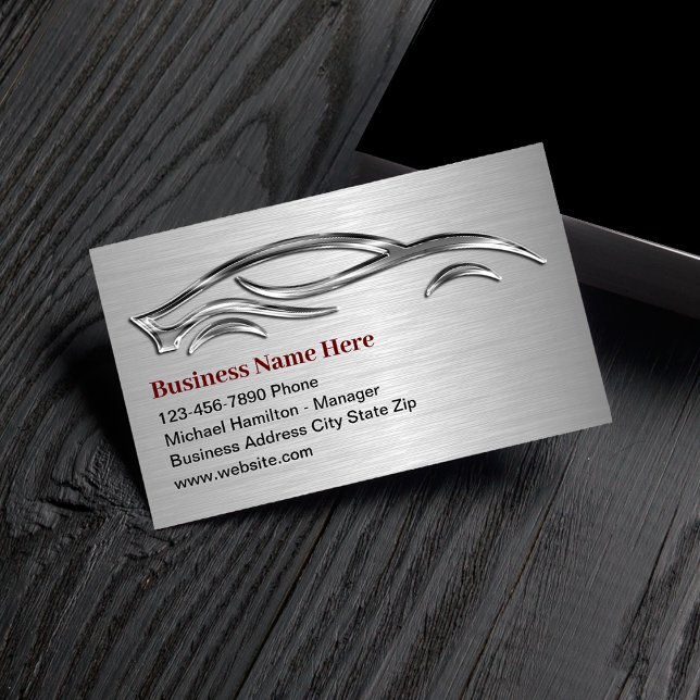 Tarjetas de presentación empresariales automotrice (Subido por el creador)