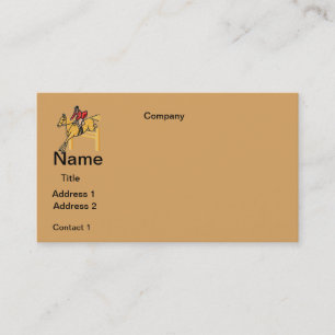 tarjetas de PRESENTACIÓN EQUITACIÓN DISEÑO