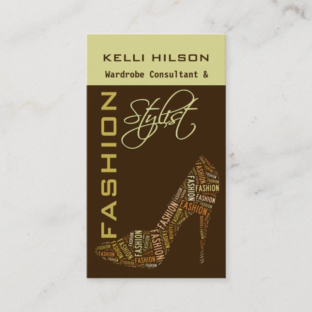 Tarjetas de presentación estilistas (Anverso)