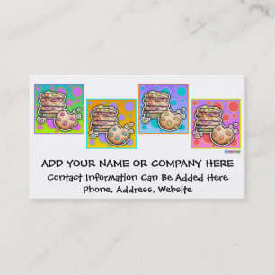 TARJETAS DE PRESENTACIÓN - Galletas Pop Art