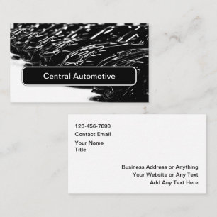Tarjetas de presentación geniales de automoción Di