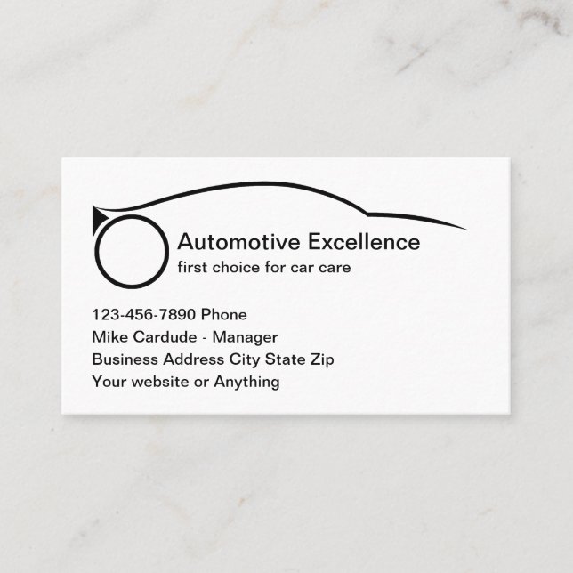 Tarjetas de presentación geniales para servicios a (Anverso)