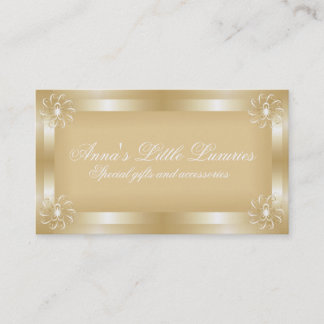 Tarjetas de presentación Gold Frame Business de lu