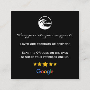 Tarjetas de Presentación Google Review QR Gracias