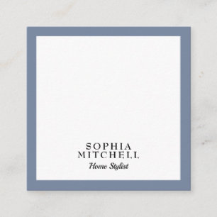 Tarjetas de presentación Gray Square