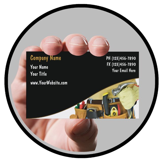 Tarjetas de presentación Handyman (Subido por el creador)