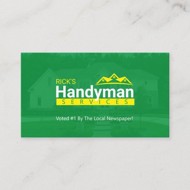 Tarjetas de presentación Handyman - Home Business (Anverso)