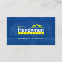Tarjetas de presentación Handyman - Home Business