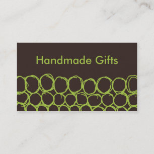 Tarjetas de presentación hechas a mano