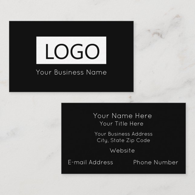 Tarjetas de Presentación Impresas Personalizadas (Anverso / Reverso)