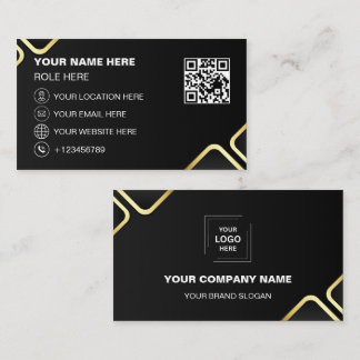 Tarjetas de presentación logotipo único de la empr