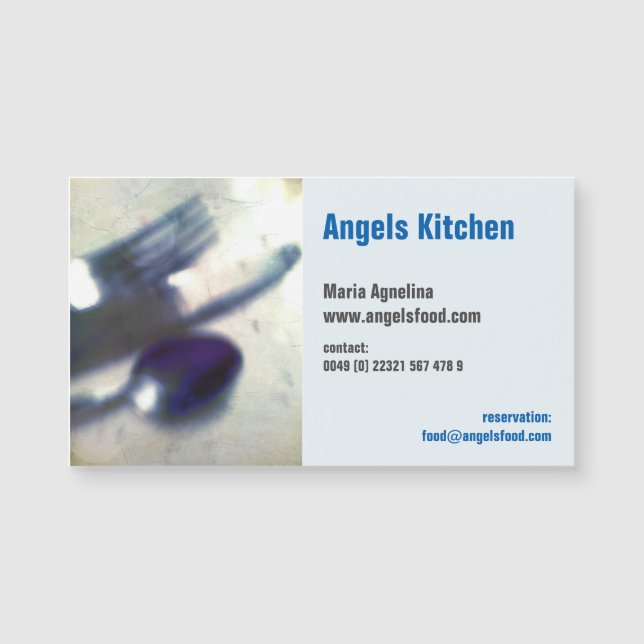 Tarjetas de presentación magnéticas (Anverso)