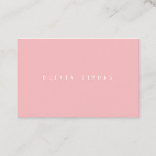 Tarjetas de presentación Minimalistas