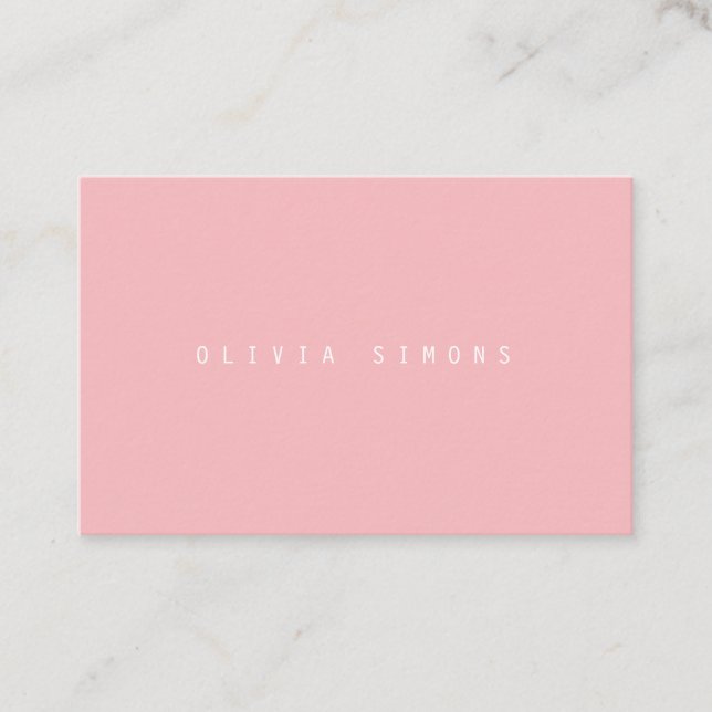 Tarjetas de presentación Minimalistas (Anverso)
