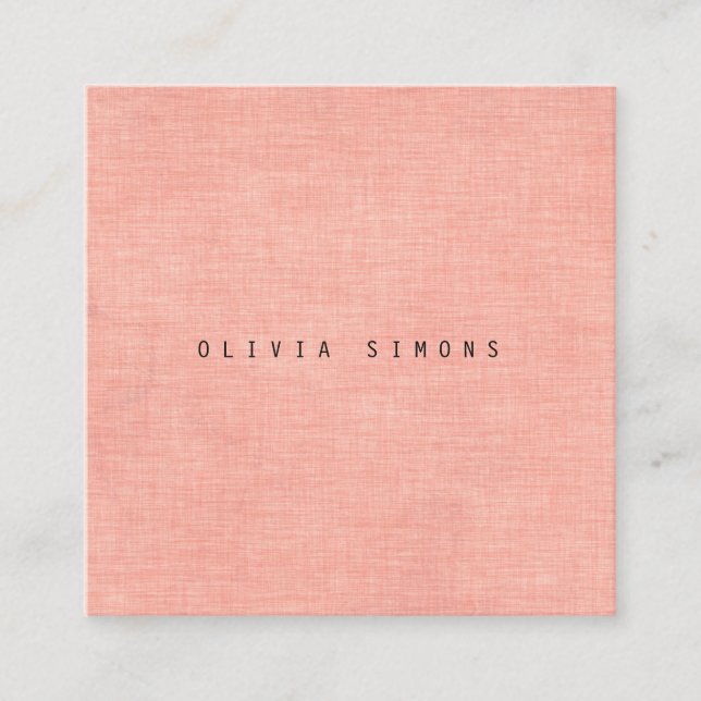 Tarjetas de presentación Minimalistas (Anverso)