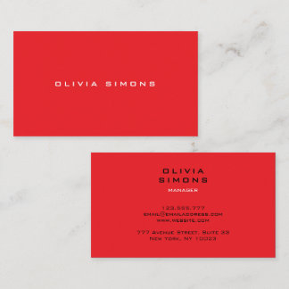 Tarjetas de presentación minimalistas