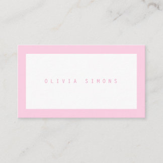 Tarjetas de presentación minimalistas