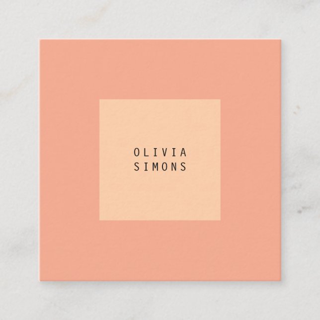 Tarjetas de presentación minimalistas (Anverso)