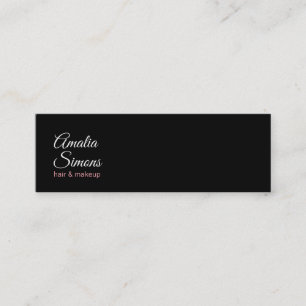 Tarjetas de presentación minimalistas blancas