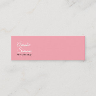 Tarjetas de presentación minimalistas blancas