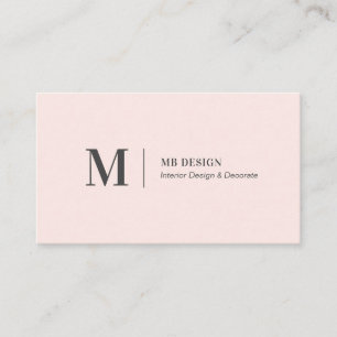 Tarjetas de presentación minimalistas modernas ros