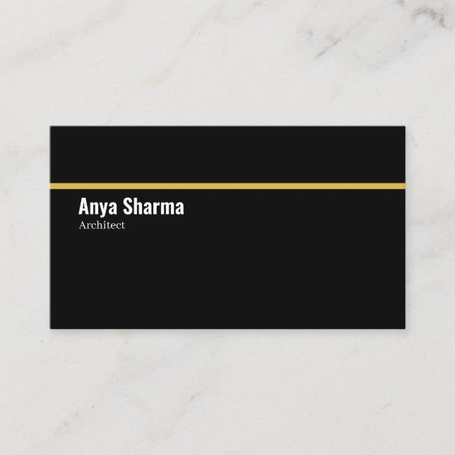 Tarjetas de presentación minimalistas y modernas (Anverso)