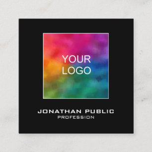 Tarjetas de presentación modernas Añadir aquí el l