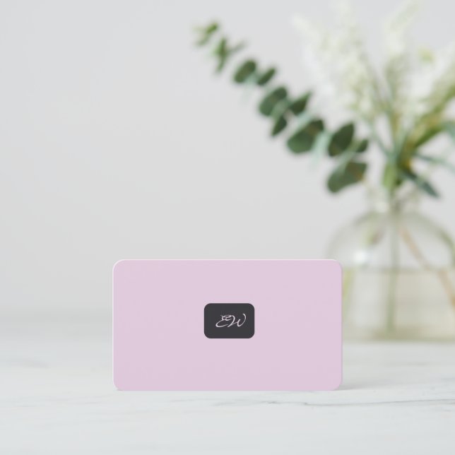 Tarjetas de presentación modernas y elegantes con  (Anverso de pie)