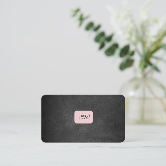 Tarjetas de presentación modernas y elegantes con  (Anverso de pie)