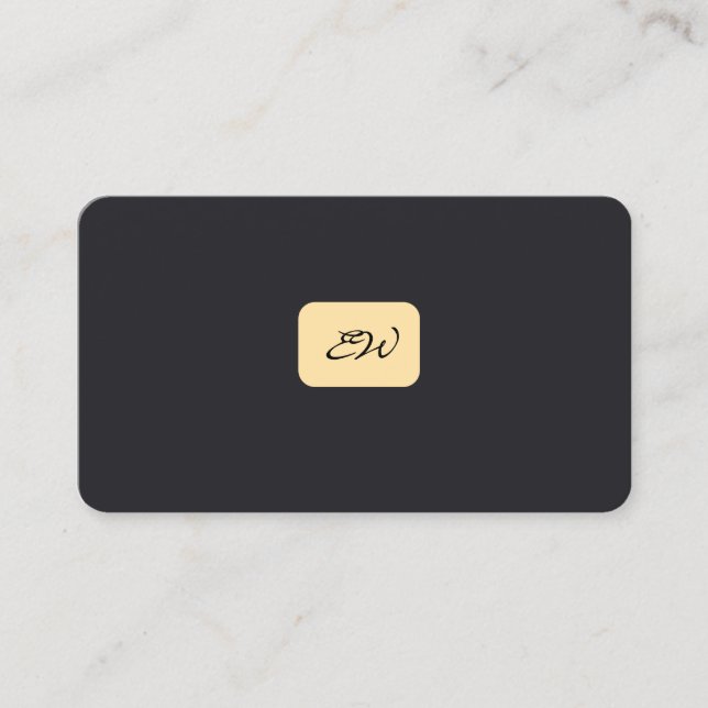 Tarjetas de presentación modernas y elegantes con  (Anverso)