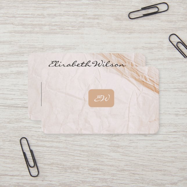 Tarjetas de presentación modernas y elegantes con  (Anverso/Reverso In Situ)