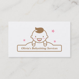 Tarjetas de presentación modernas y lindas para ni