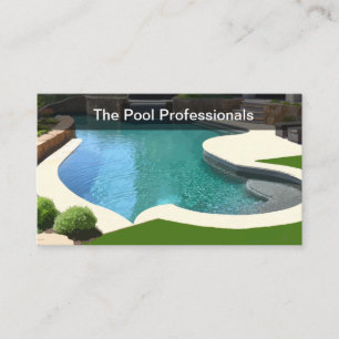 Tarjetas de presentación nuevas para piscina